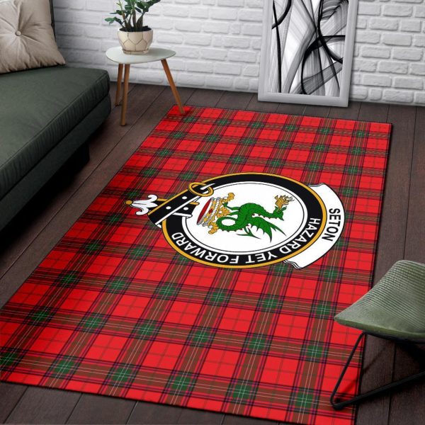 Seton Tartan Crest Area Rug Sale - Image 3