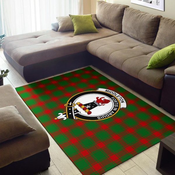 Middleton Tartan Crest Area Rug Online now - Image 2