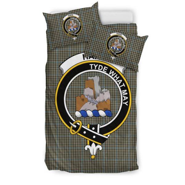 Haig Family Tartan Crest Bedding Set For Cheap - Image 3