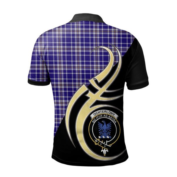 Ochterlony Tartan Polo Shirt - Believe In Me Style Discount - Image 2