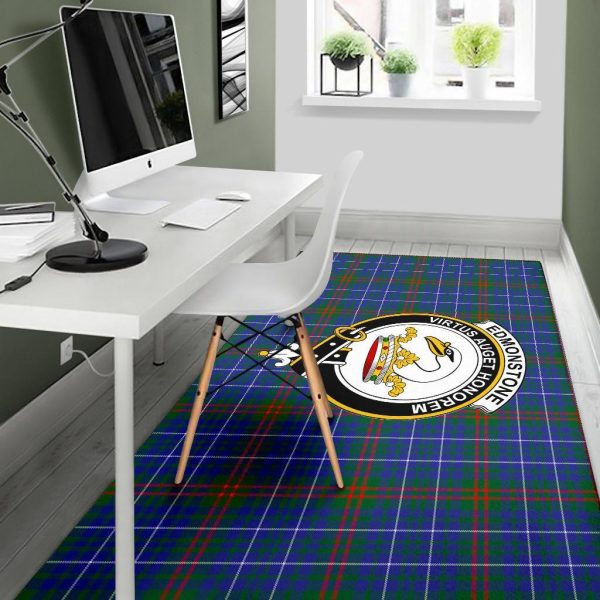 Edmonstone (Of Duntreath) Tartan Crest Area Rug Cheap - Image 5