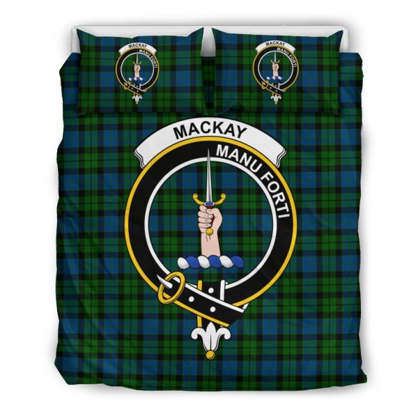 Mackay Family Tartan Crest Bedding Set For Sale - Image 2