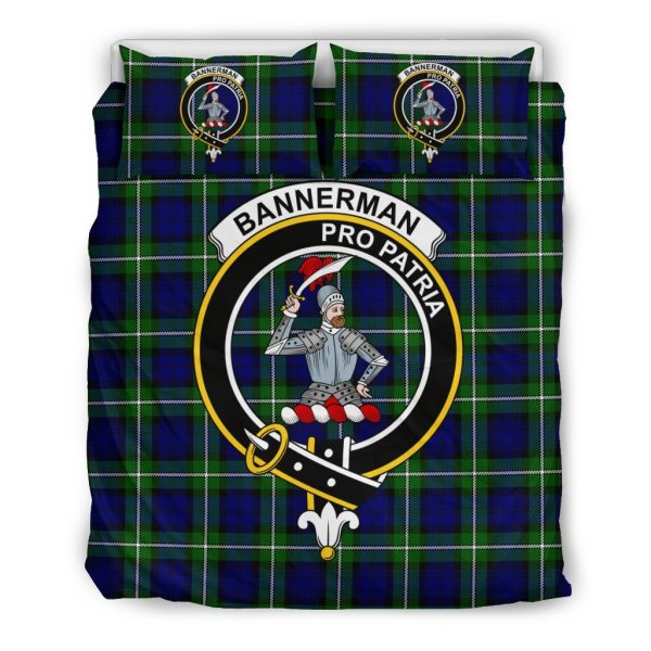 Bannerman Family Tartan Crest Bedding Set Sale - Image 2