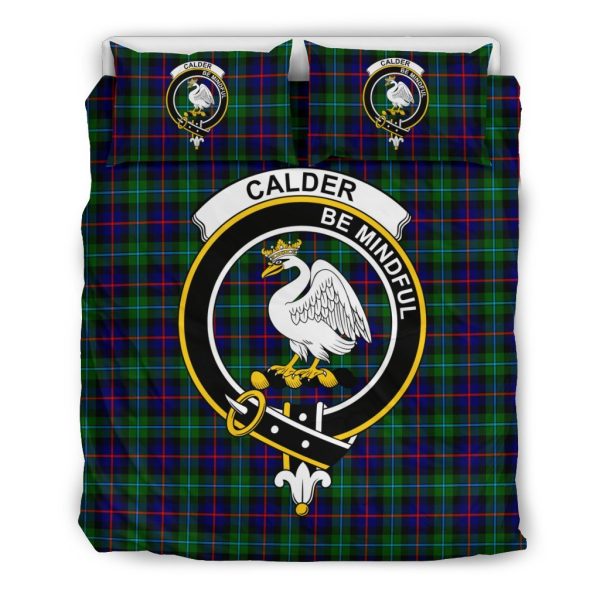 Calder (Calder-Campbell) Family Tartan Crest Bedding Set Online - Image 2