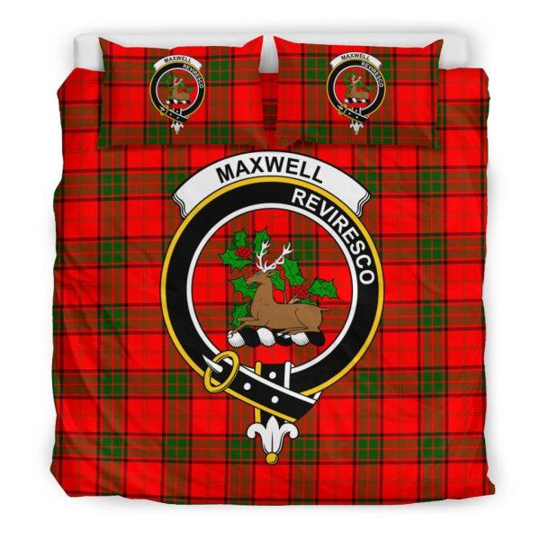 Maxwell Tartan Crest Bedding Set Supply