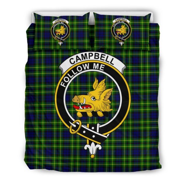 Campbell (Of Breadalbane) Family Tartan Crest Bedding Set For Sale - Image 2