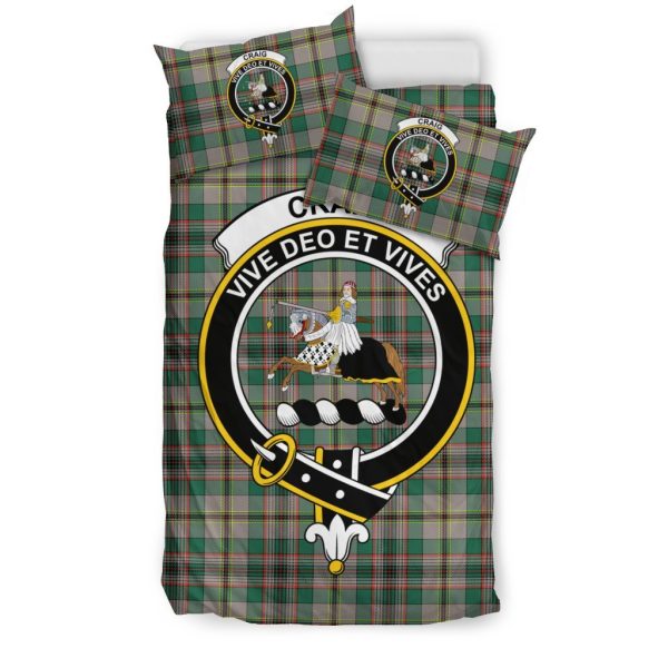 Craig Family Tartan Crest Bedding Set Supply - Image 3