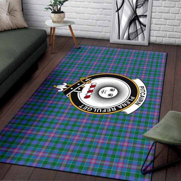 Pitcairn Tartan Crest Area Rug For Cheap - Image 3