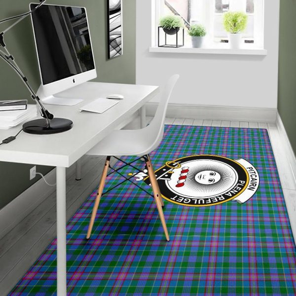 Pitcairn Tartan Crest Area Rug For Cheap - Image 5