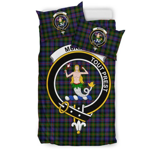 Murray (Of Dysart) Tartan Crest Bedding Set Online now - Image 3