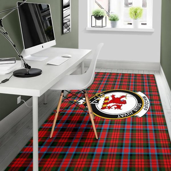 Macduff Tartan Crest Area Rug For Cheap - Image 5