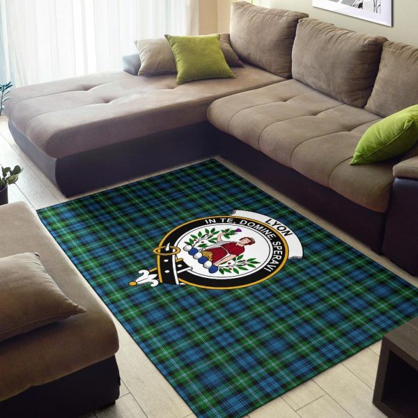 Lyon Tartan Crest Area Rug For Cheap - Image 2