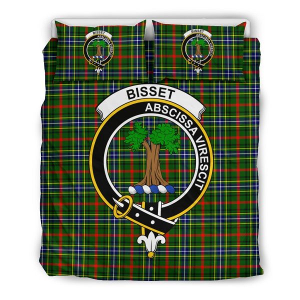 Bisset Family Tartan Crest Bedding Set For Sale - Image 2
