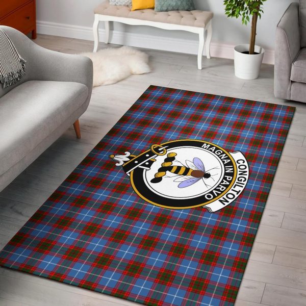 Congilton Tartan Crest Area Rug Online Sale