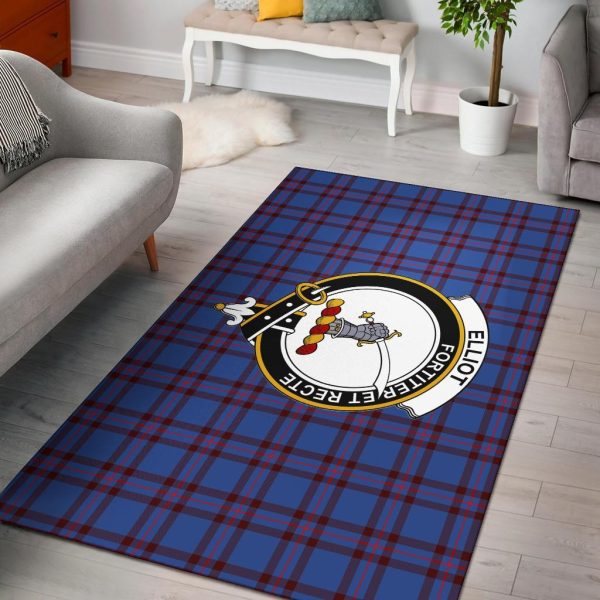 Elliot Tartan Crest Area Rug Online now