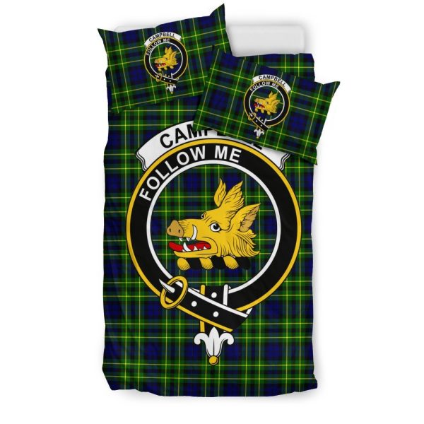 Campbell (Of Breadalbane) Family Tartan Crest Bedding Set For Sale - Image 3