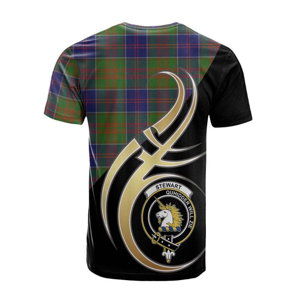 Stewart of Appin Hunting Modern Tartan T-shirt - Believe In Me Style Online - Image 2