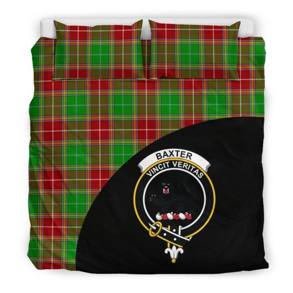 Baxter Modern Family Tartan Crest Wave Style Bedding Set Cheap