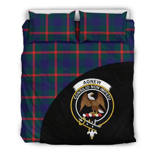 Agnew Modern Tartan Crest Wave Style Bedding Set Discount - Image 2