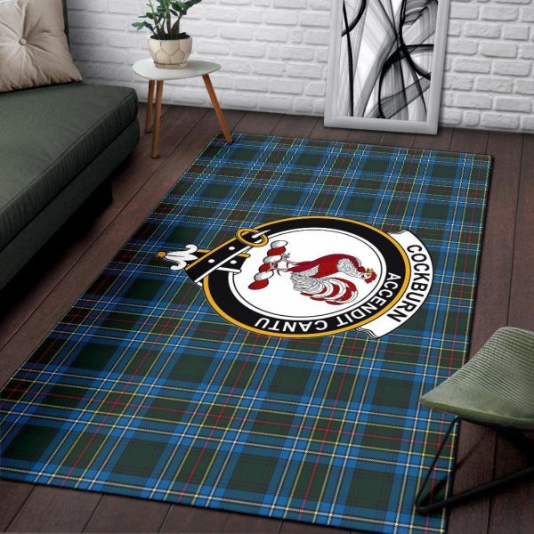 Cockburn Tartan Crest Area Rug Discount - Image 3