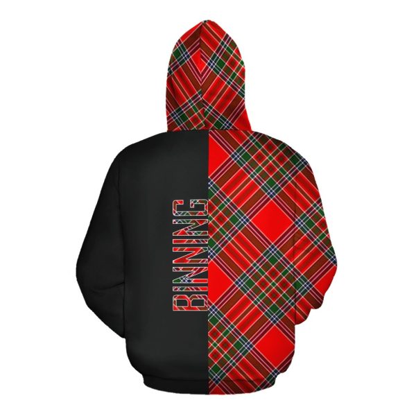 Binning Tartan Hoodie Half of Me - Cross Style For Discount - Image 2