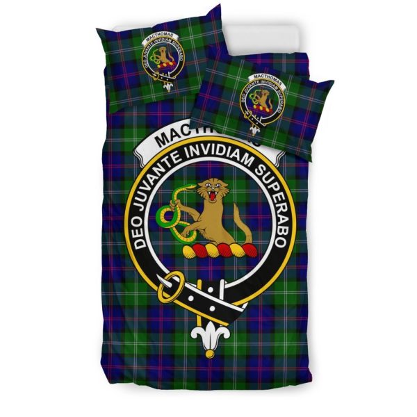 Macthomas Family Tartan Crest Bedding Set For Cheap - Image 3