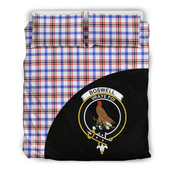 Boswell Modern Family Tartan Crest Wave Style Bedding Set Sale - Image 2