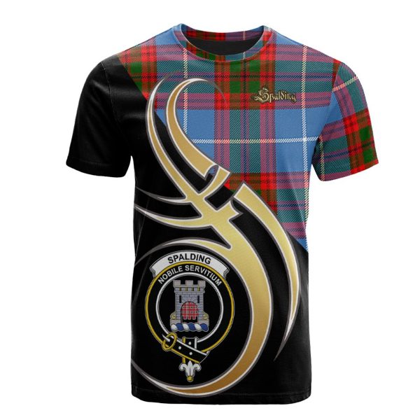 Spalding Tartan T-shirt - Believe In Me Style For Cheap