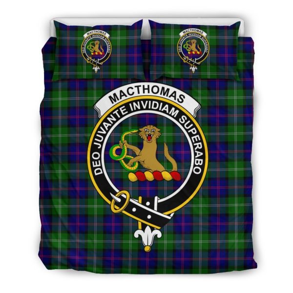 Macthomas Family Tartan Crest Bedding Set For Cheap - Image 2
