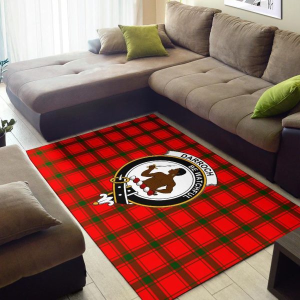 Darroch (Gourock) Tartan Crest Area Rug For Cheap - Image 2