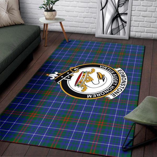 Edmonstone (Of Duntreath) Tartan Crest Area Rug Cheap - Image 3