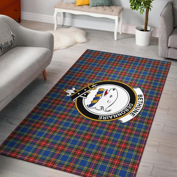 Bethune Tartan Crest Area Rug Sale