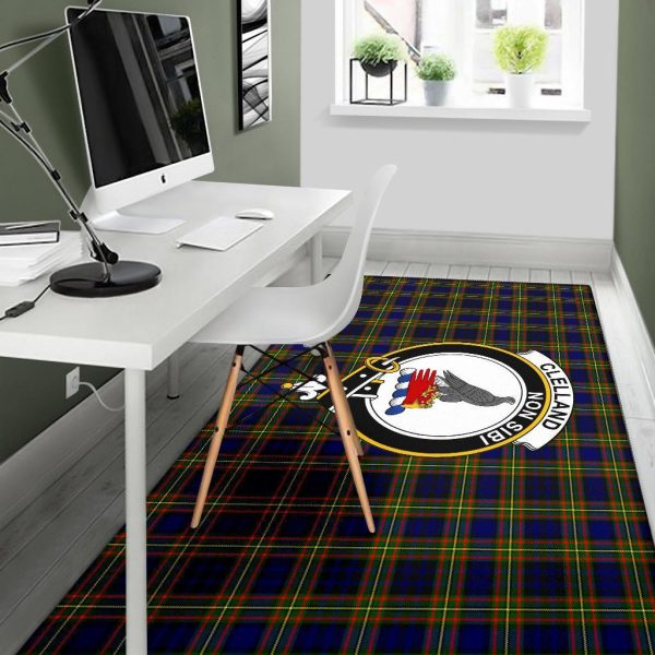 Clelland Tartan Crest Area Rug For Cheap - Image 5