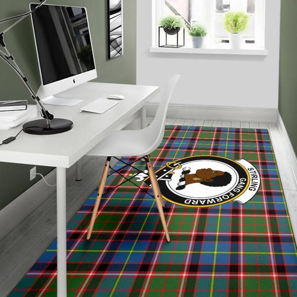 Stirling (Of Keir) Tartan Crest Area Rug For Cheap - Image 5