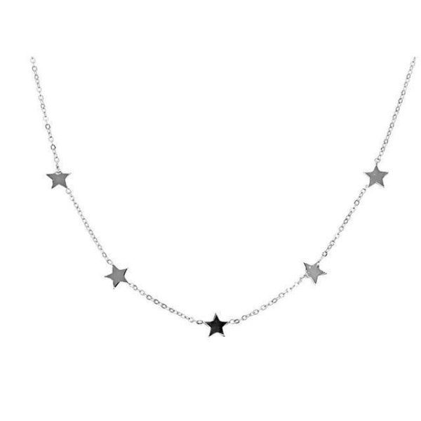 Star Pendant Choker Necklace for Women Charming Necklace Jewelry on Sale - Image 3