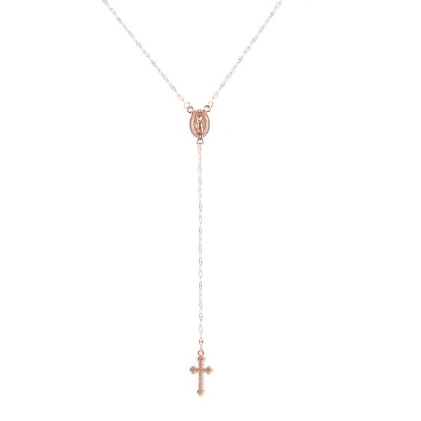 Vintage Rosary Pendant Necklace for Women Charm Jewelry for Women For Cheap - Image 4
