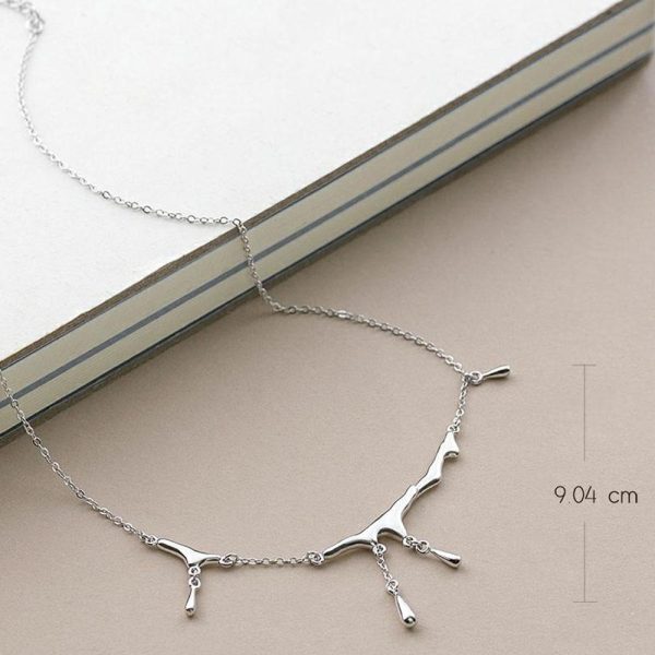 Falling Rain Choker Necklace for Women Simple Necklace Jewelry Online Sale - Image 3